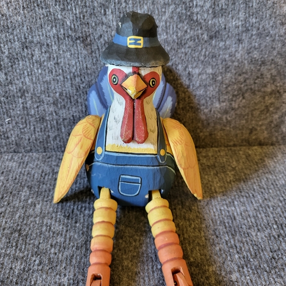 Handpainted Rooster Shelf Sitter - Picture 6 of 7